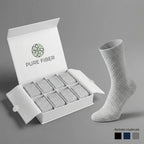 Pure fiber - CHAUSSETTES HAUTES EN FIBRE DE BAMBOU PREMIUM